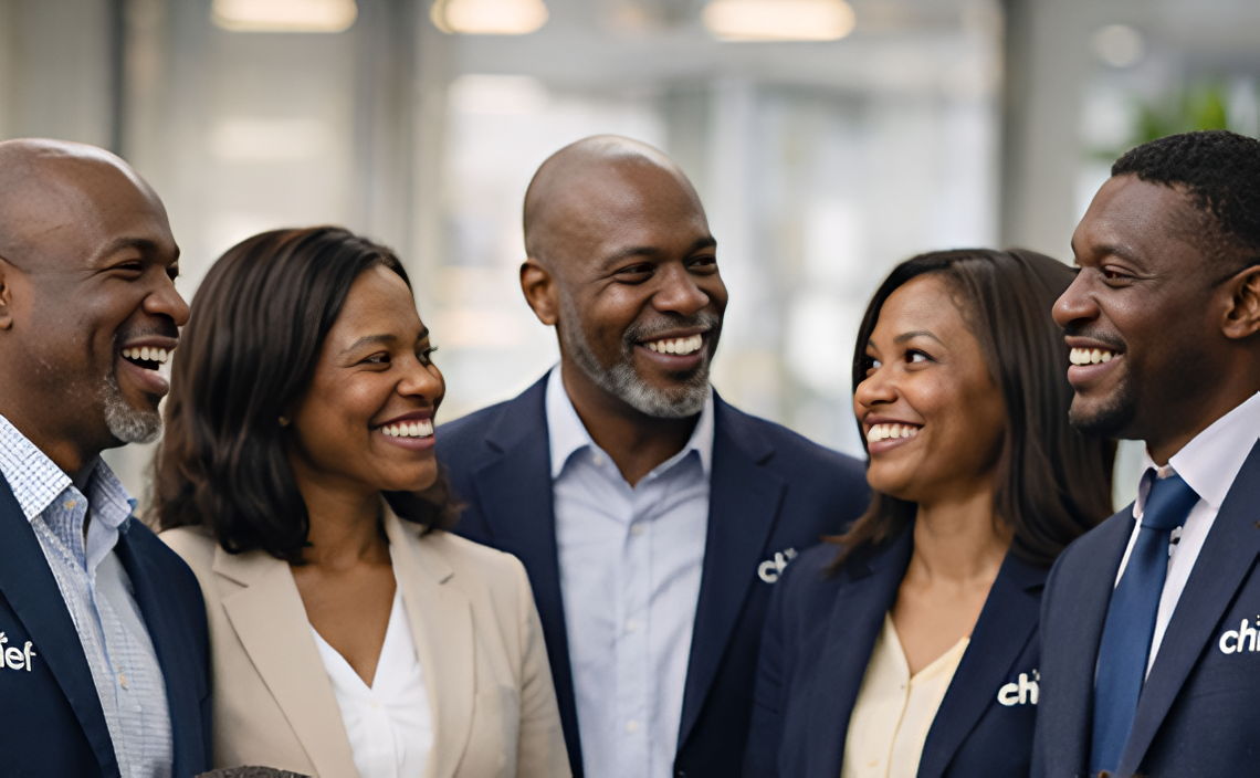 Team strategy meeting